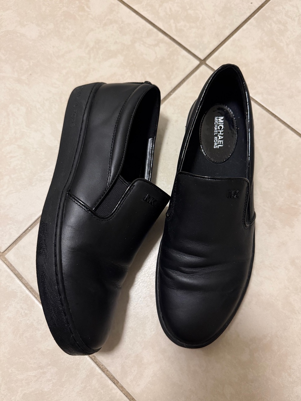 Michael kors Leather Keaton slipon - very good condition